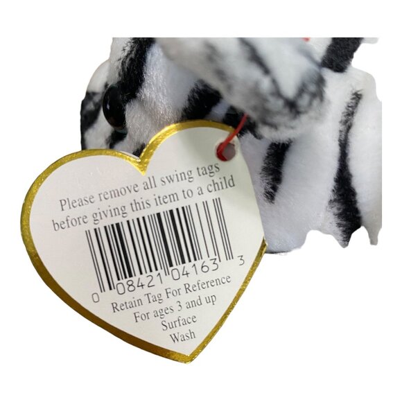 Ty Beanie Babies Blizzard Tiger Plush Stuffed Animal Hang 4th Gen Tush 3rd Gen T - Picture 7 of 9